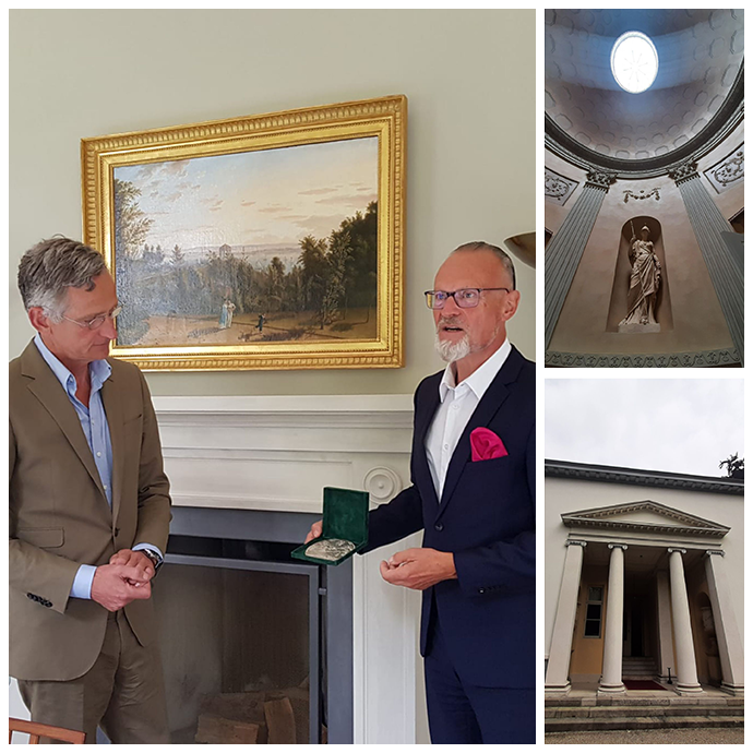 Mättig Stifter Medaille an Bernhard Reemtsma überreicht Mättig Stifter Medaille an Bernhard Reemtsma überreicht