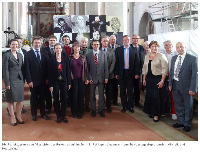 Kooperation mit dem Deutsch-Sorbischen-Volkstheater Bautzen Mättig-Brot-Präsentation in Kamenz