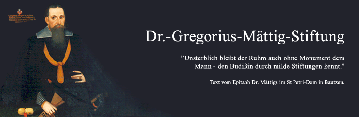 Bild von Gregorius Mttig mit Epitaph Dr. Mttigs im St. Petri-Dom Bautzen